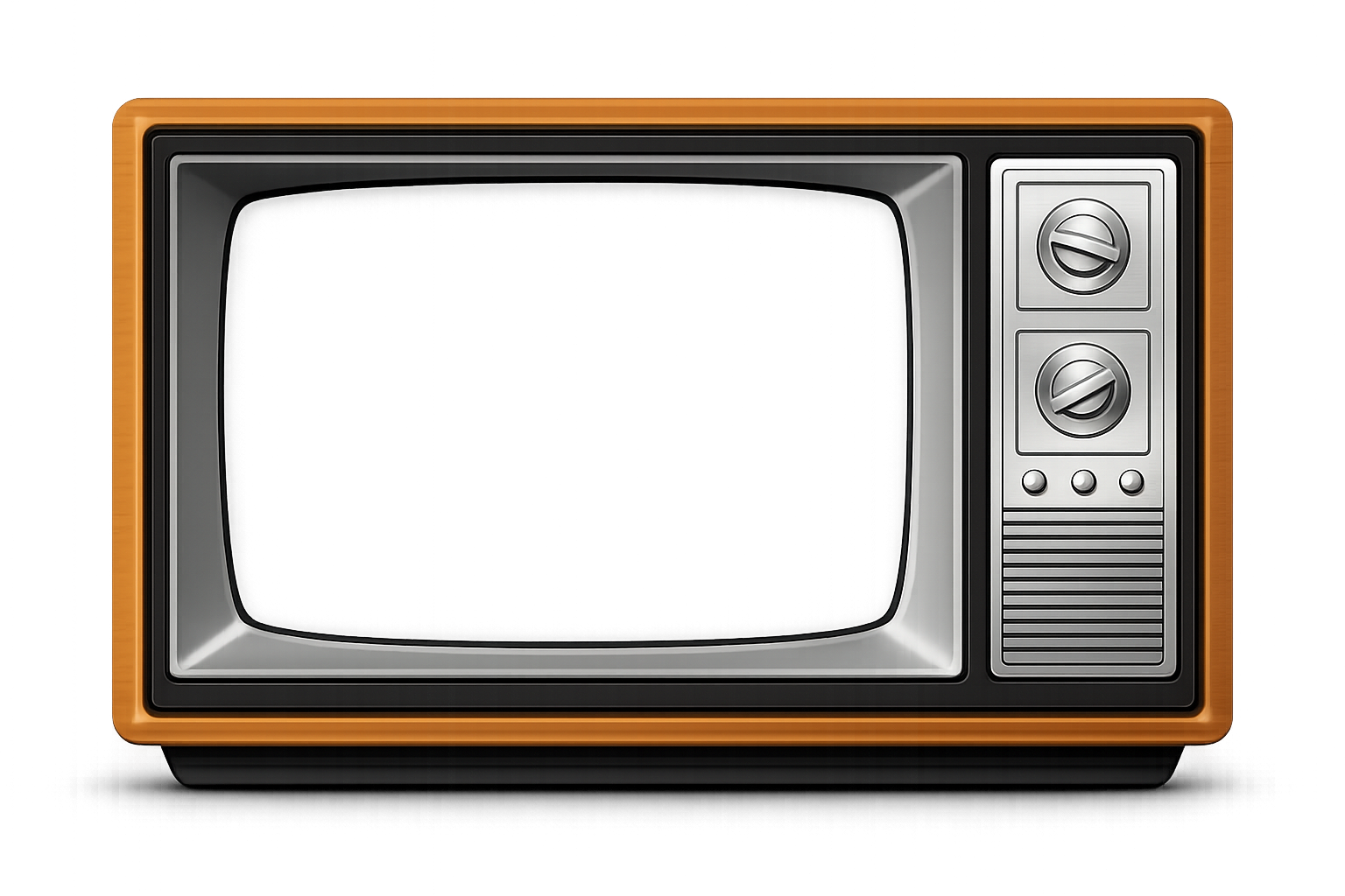 Vintage television frame